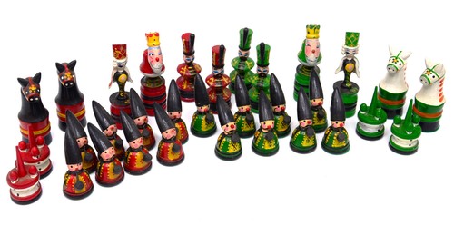 Alte schachfiguren - alte,