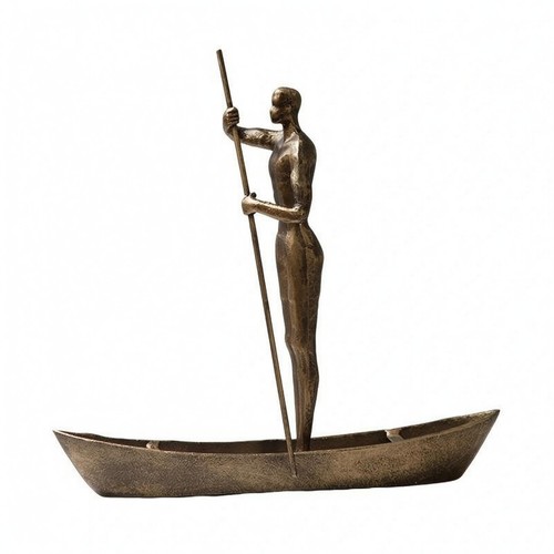 Rudererfigur gussaluminium - rudererfigur,