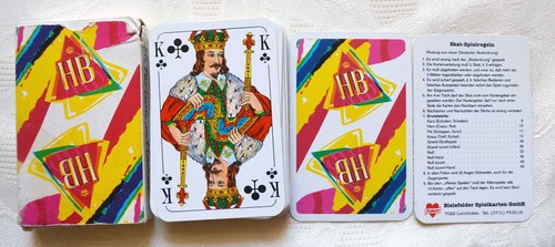 Alte spielkarten skat von - spielkarten, hb
