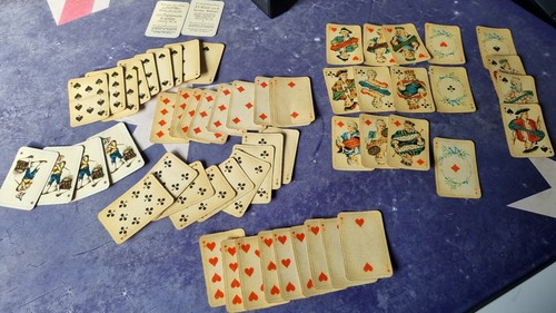 Antik miniatur kartenspiel - antik,
