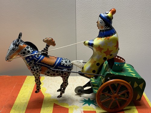 Blech spielzeug clown - , auf