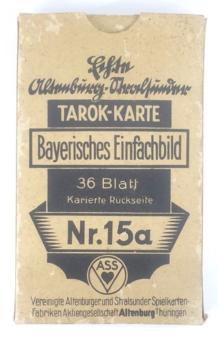 Altenburger tarok spielkarten - tarok,