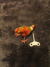 Blechspielzeug Huhn Pickend